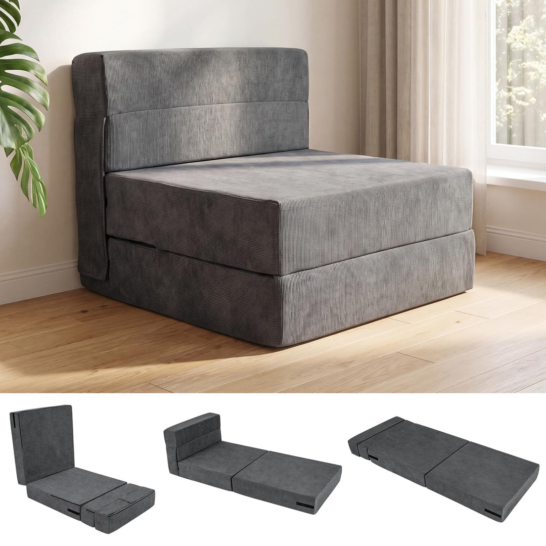 Giantex 4-in-1 Folding Sofa Bed | Convertible Sleeper Chair for Adults
