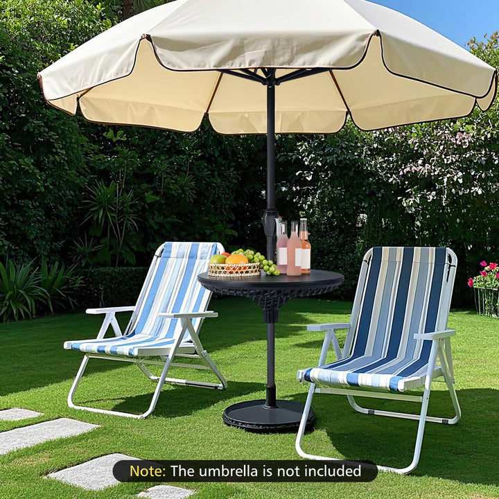folding patio umbrella table Patio Umbrella Table Tray