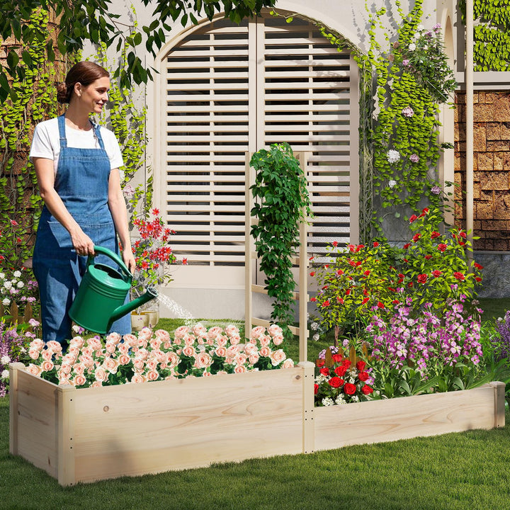 Giantex Wooden Raised Garden Bed