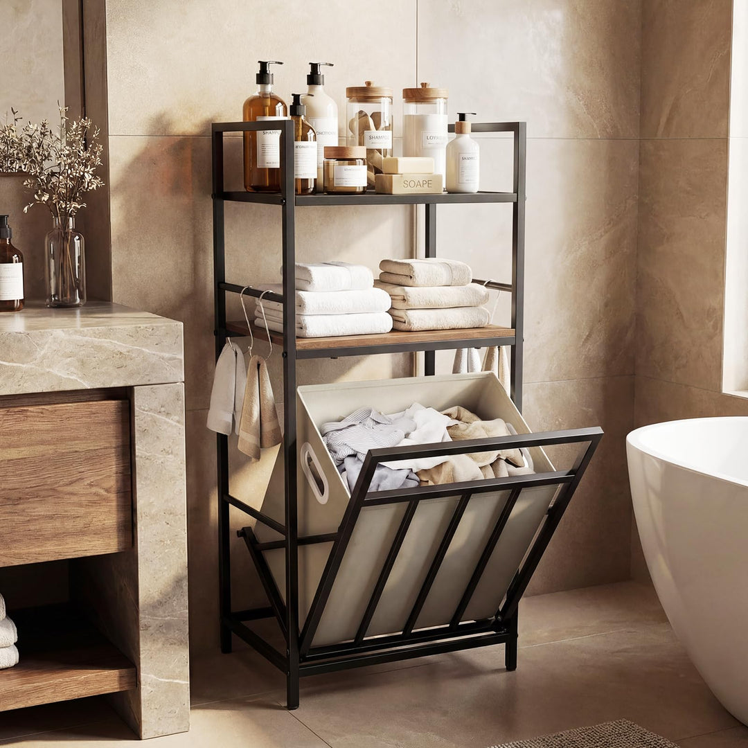 Giantex Tilt out Laundry Hamper with Removable Basket