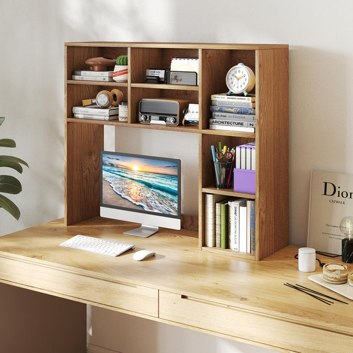 Giantex Wooden Desktop Storage Organizer for Dorm College Office