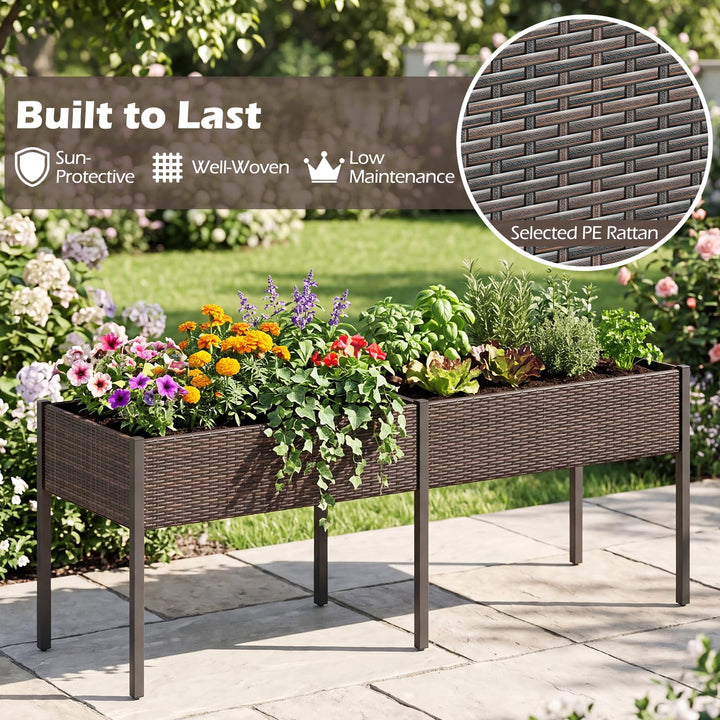 Giantex 6 x 2 FT Raised Garden Bed with Legs
