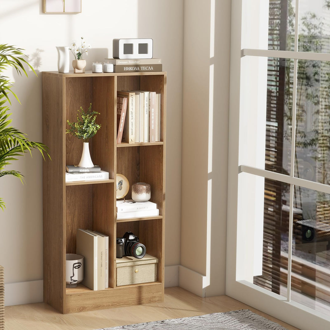 Giantex 5-Cube Bookcase Set of 1/2, Freestanding Bookshelf w/2 Anti-toppling Kits