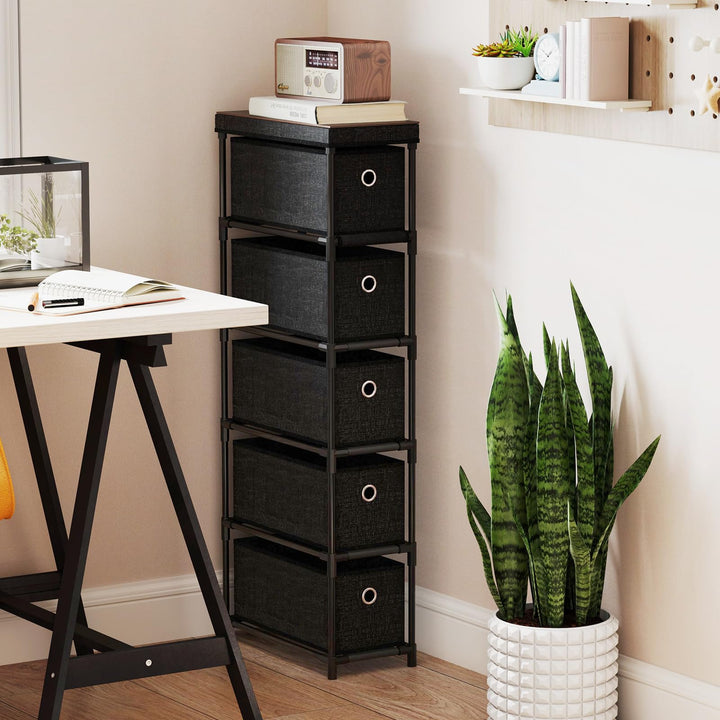 Giantex Dresser with 5 Drawers for Living Room