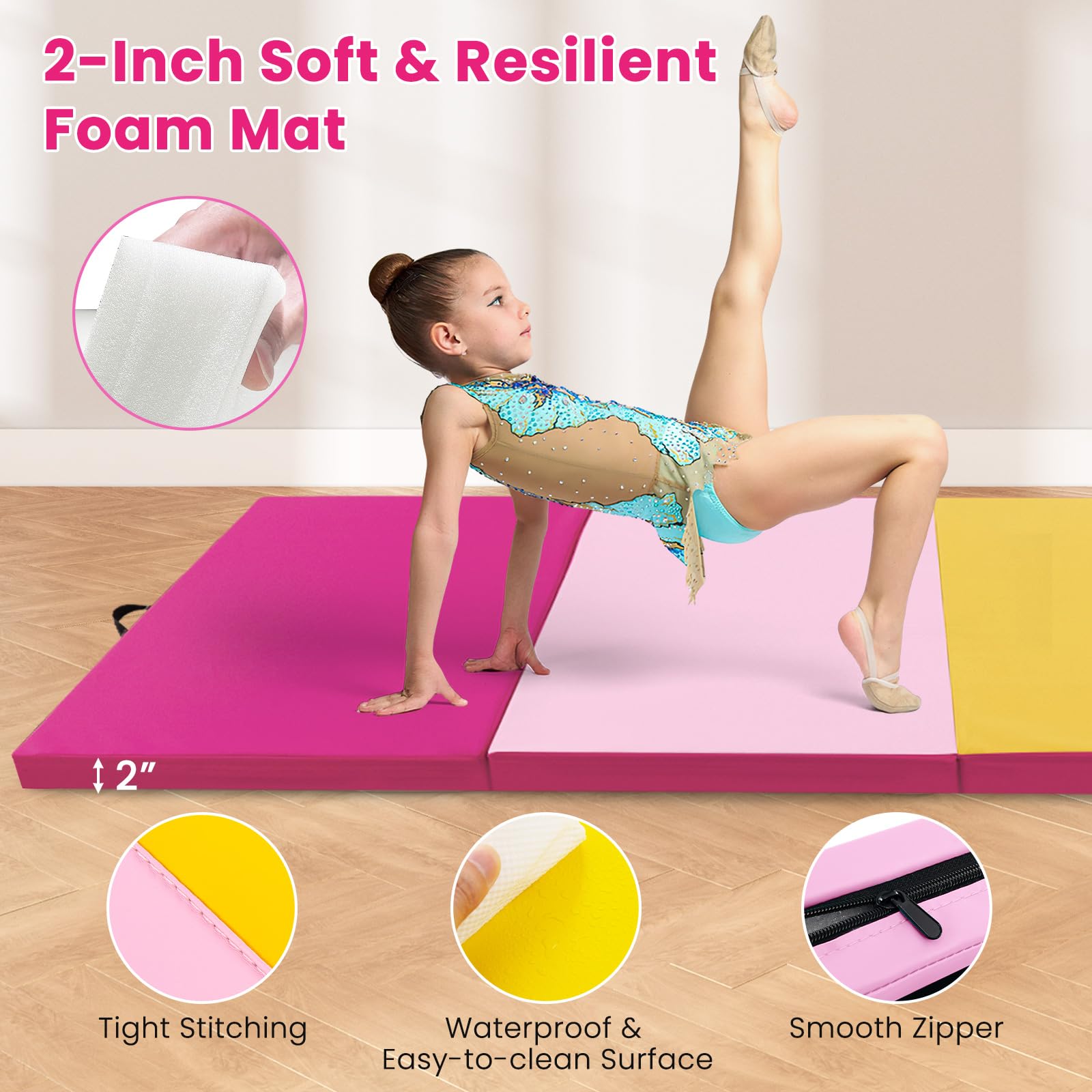 Giantex 4'x10' Gymnastics Mat