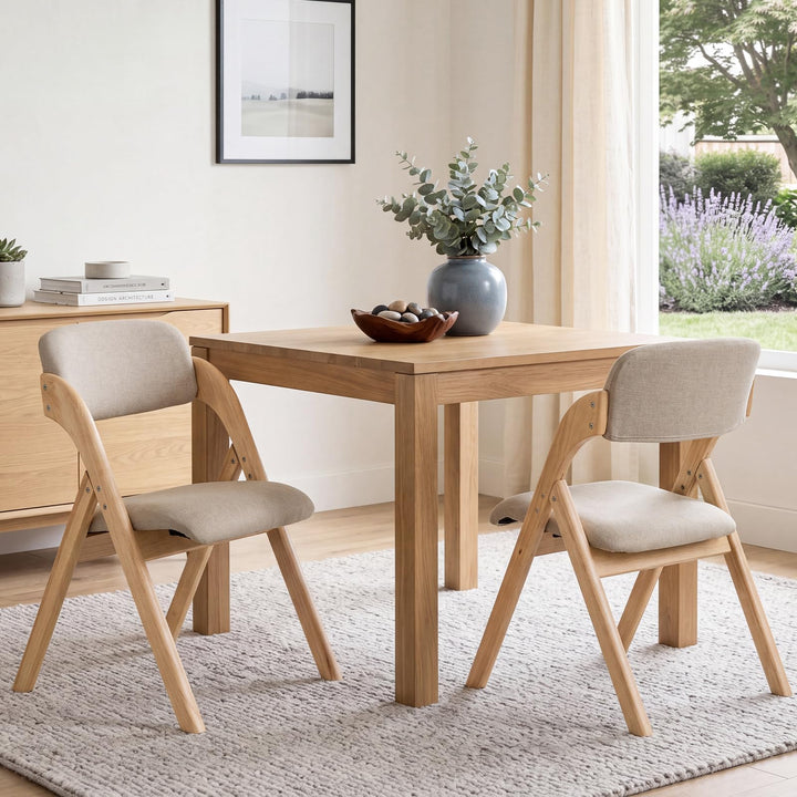 Giantex Folding Dining Chairs Set of 2/4 | Pre-Assembled Padded Kitchen Chairs