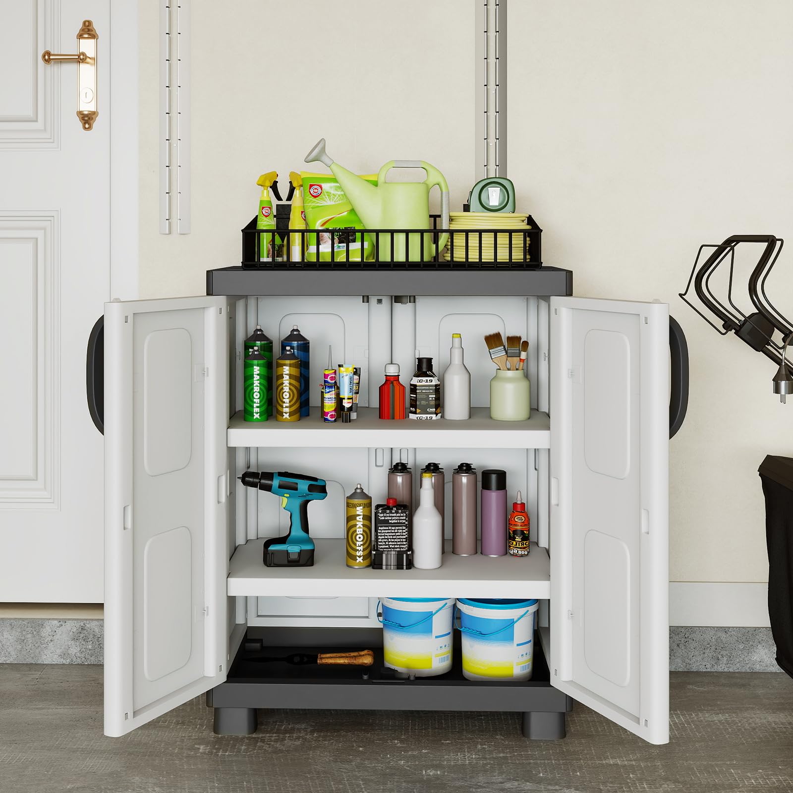 Bathroom Storage Cabinet | Over The Toilet Cabinet - Giantex