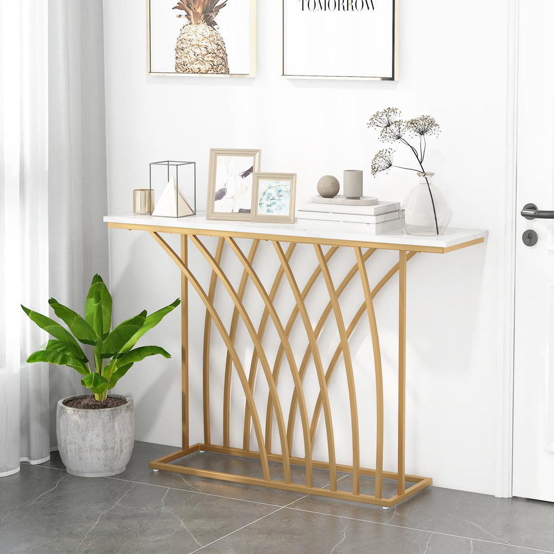 Giantex Entryway Table 48” Console Table - Accent Sofa Table