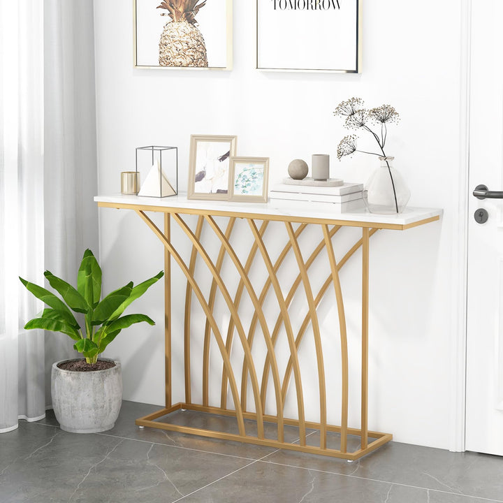 Giantex Entryway Table 48” Console Table - Accent Sofa Table