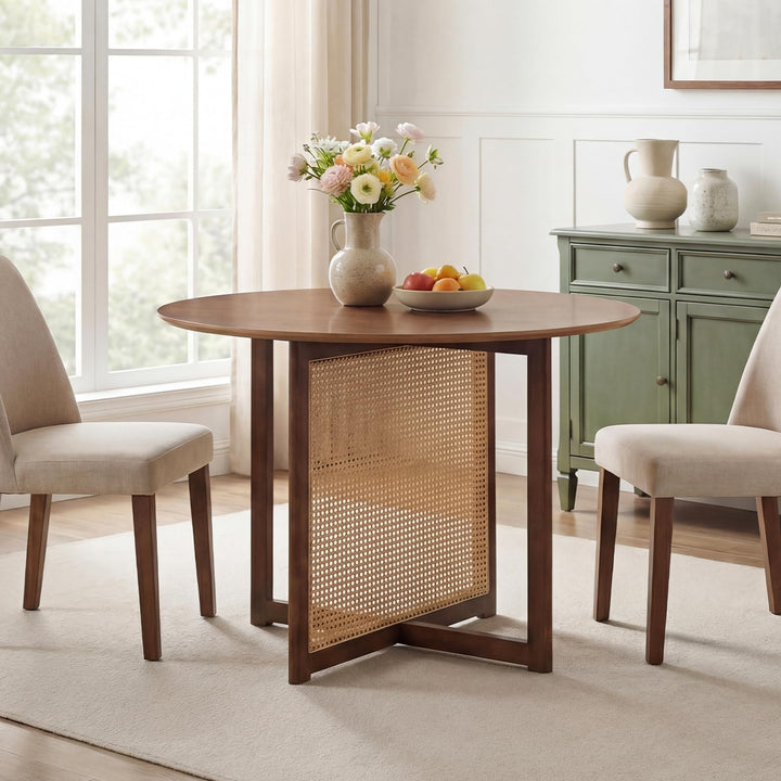 Giantex 37.5" Round Dining Table for Dinette Living Room