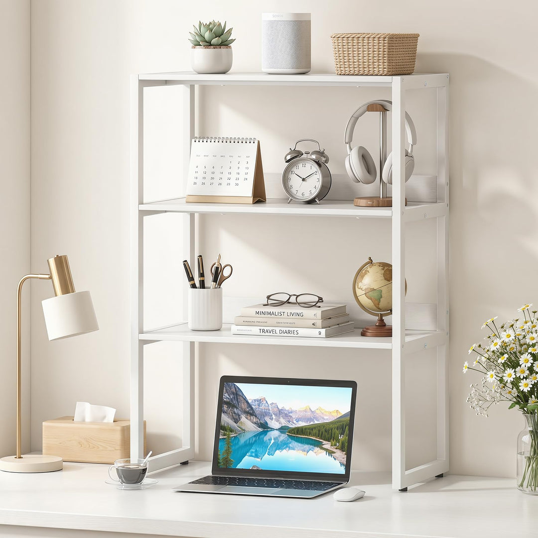 Giantex Desktop Bookshelf for Home Office Kitchen Dorm