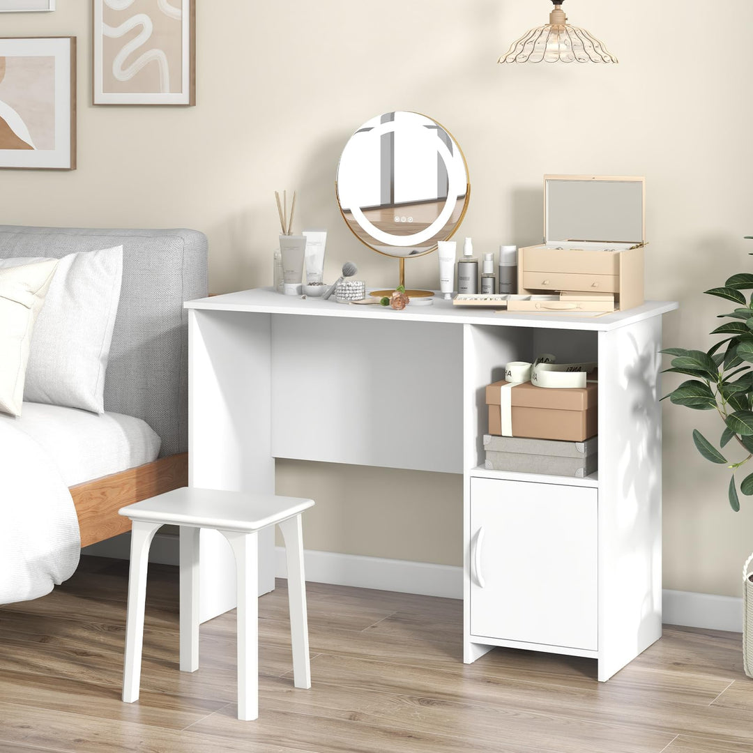 Giantex White Computer Desk with Drawers