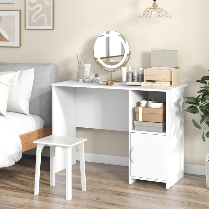Giantex White Computer Desk with Drawers