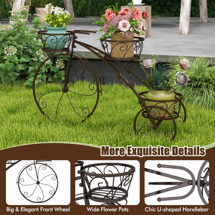 Giantex Metal Bicycle Planter