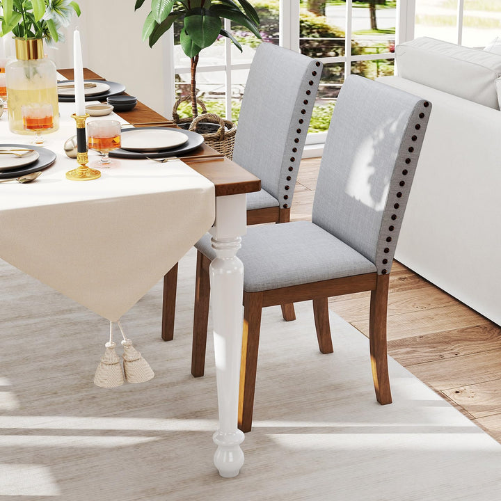 Giantex Upholstered Dining Chairs Set for Restaurant