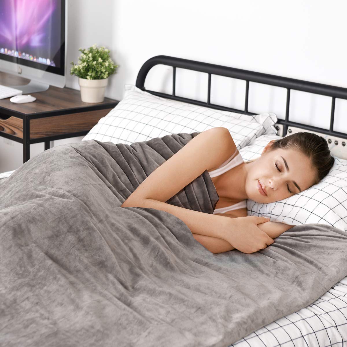 Premium Weighted Blanket, 20lbs |60'' x 80''| Queen Size