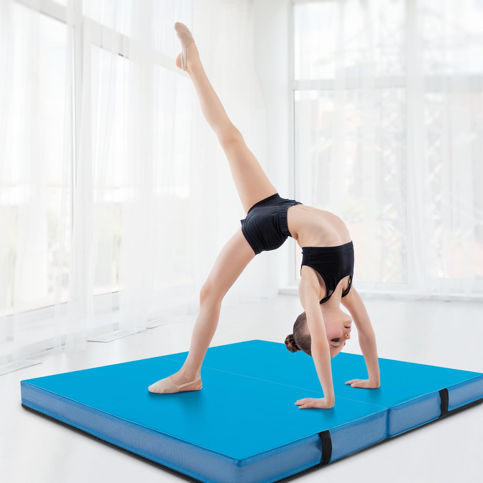 4" Thick Folding Gymnastics Mat - Giantex