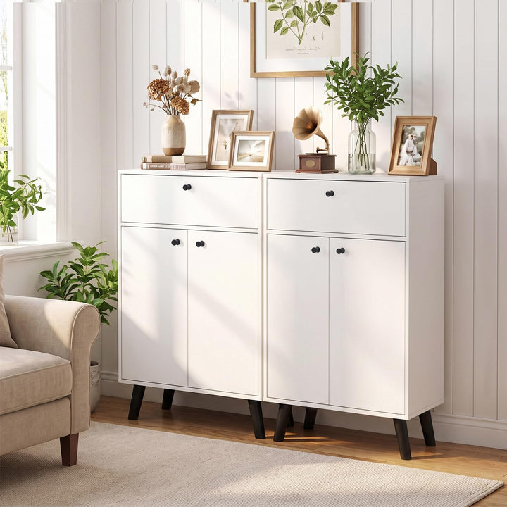 GIANTEX Kitchen Buffet Cabinet with 1 Drawer