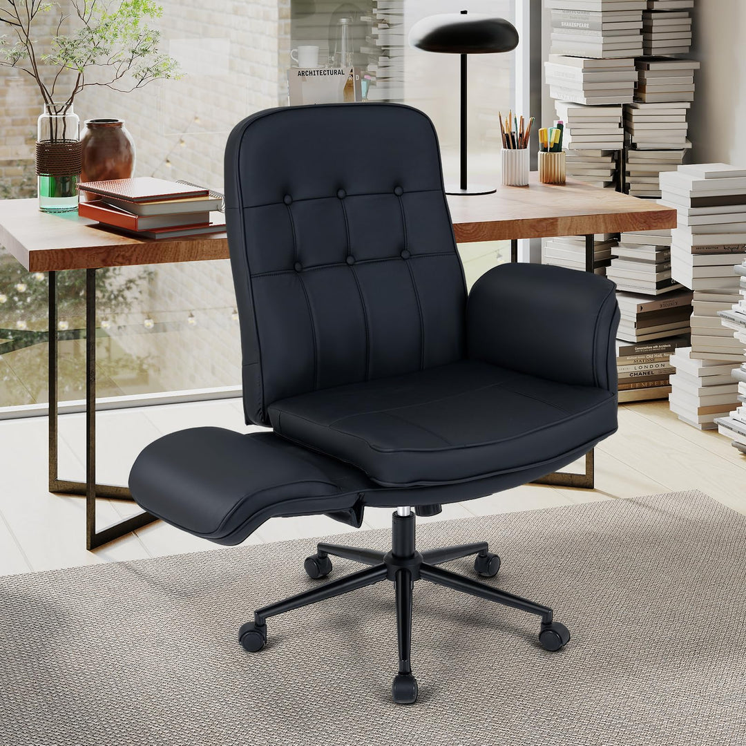 Giantex Criss Cross Chair with Armrests &amp; Wheels
