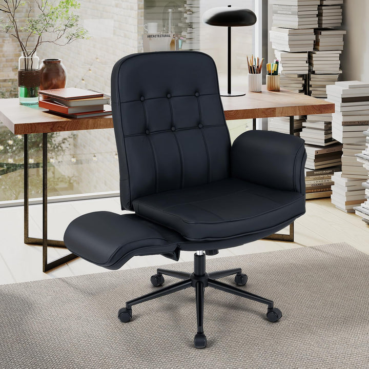 Giantex Criss Cross Chair with Armrests &amp; Wheels