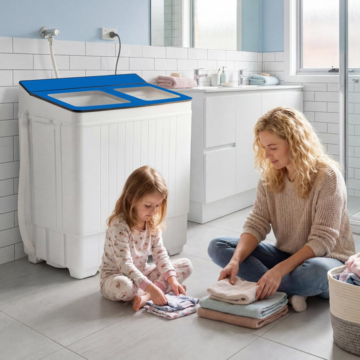 Giantex Portable Washing Machine with 18 LBS Washer and 8 LBS Spinner Combo