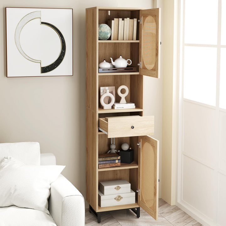 Giantex 67" Tall Bathroom Cabinet