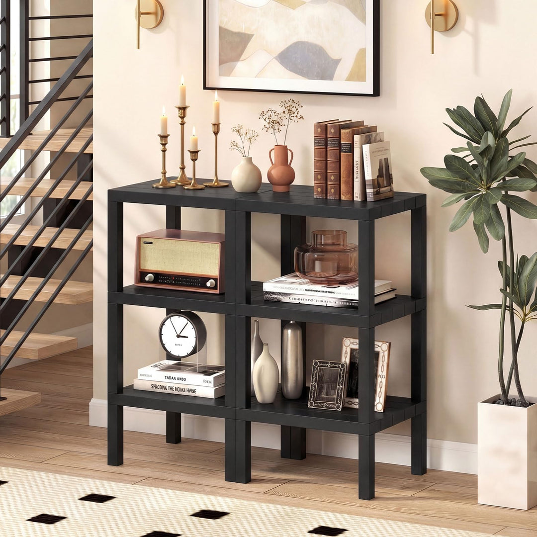 Giantex 6-Tier Plastic Modular Storage Shelves