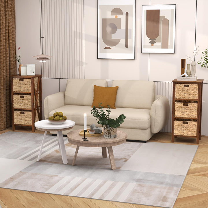Giantex Wooden X-Design Side Table End Table