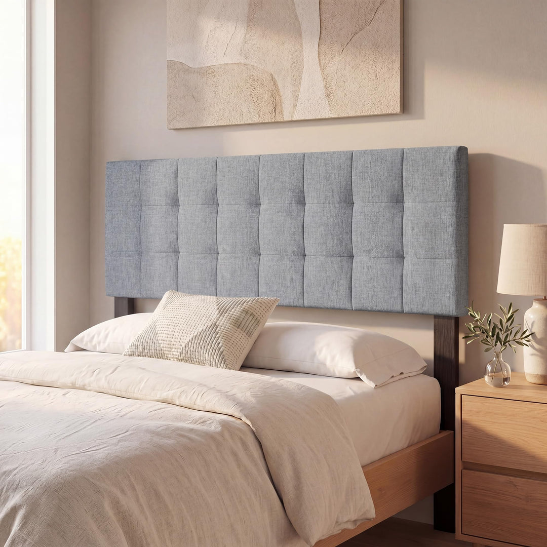Giantex Queen/Full Size Linen Upholstered Headboard