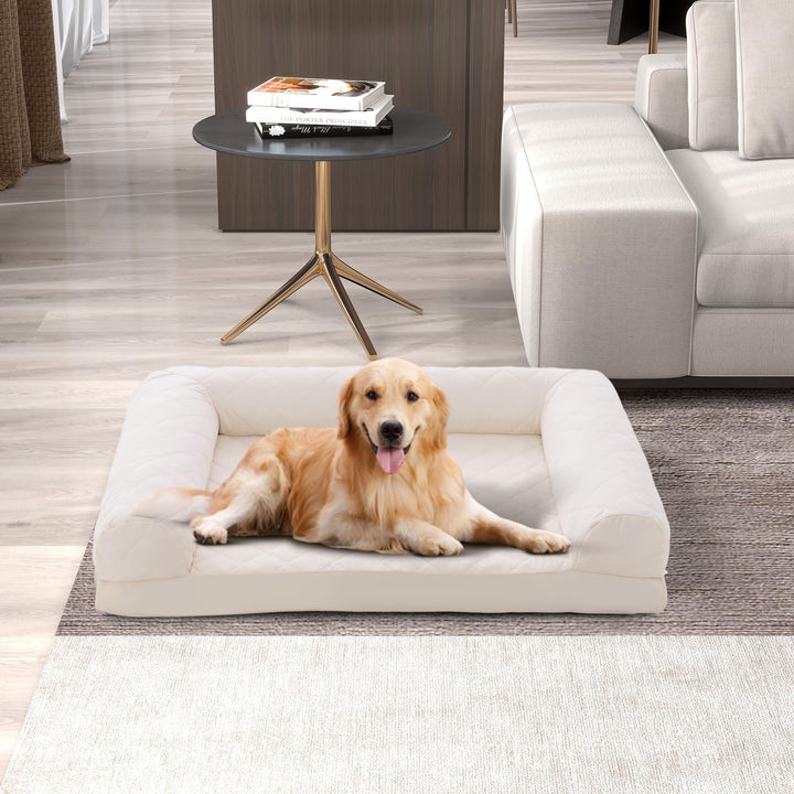 Giantex Orthopedic Dog Bed - Egg Crate Foam Dog Sofa Pet Bed with Washable Cover