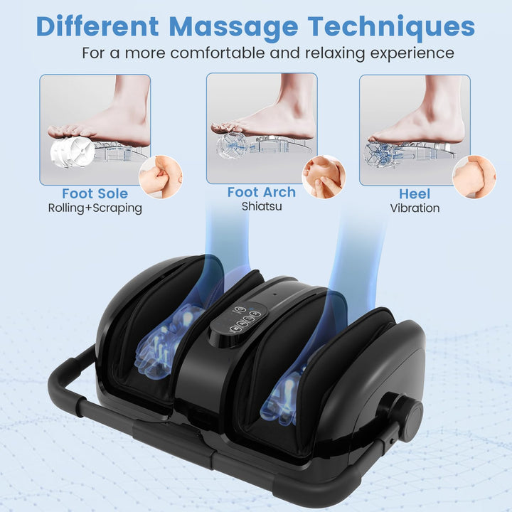 Giantex Portable Electric Foot Massager with Heat Therapy, Multi-Level Giantexus Giantex Portable Electric Foot Massager with Heat Therapy, Multi-Level Giantexus