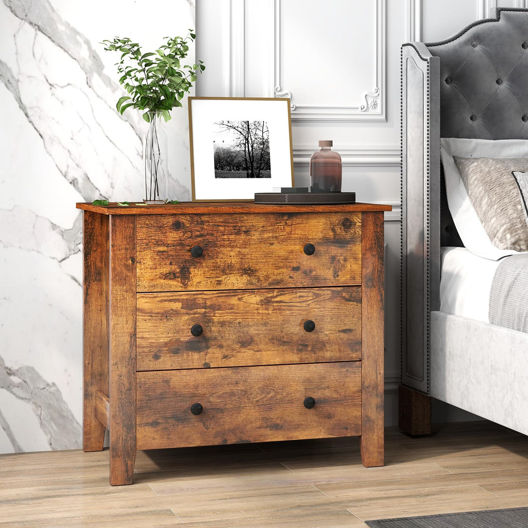 Giantex Small 3-Drawer Dresser for Bedroom Giantex Small 3-Drawer Dresser for Bedroom
