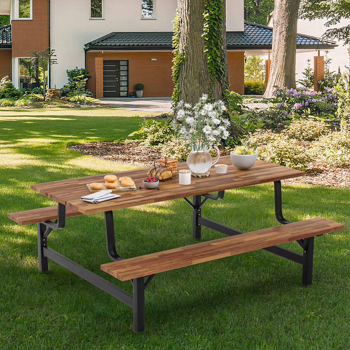 Giantex Picnic Table Bench Set for 6 or 4 Persons