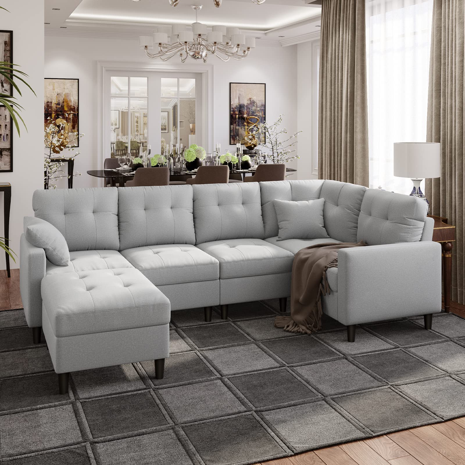 Giantex Modular Sectional Sofa Couch