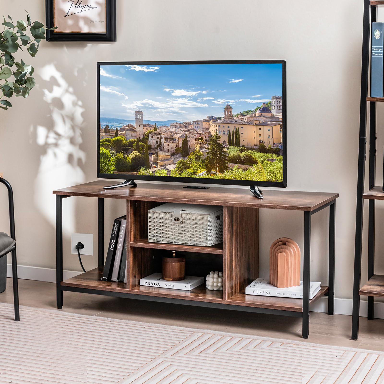 Giantex TV Stand for Bedroom, Entertainment Center for 50 Inch TV