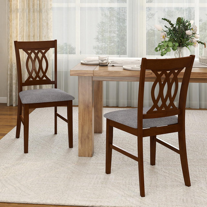 Giantex Upholstered Dining Chairs Set of 2/4 for Kitchen