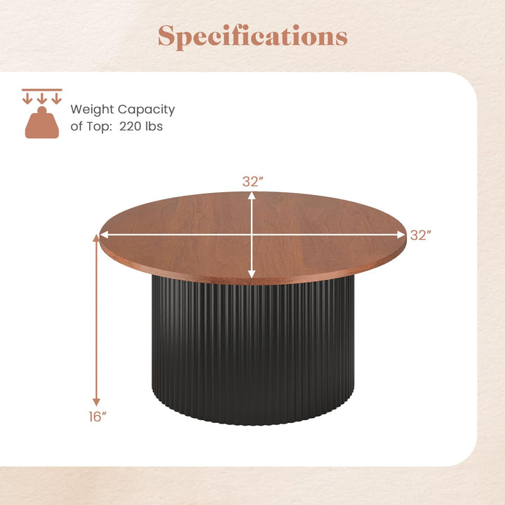 Giantex Round Coffee Table
