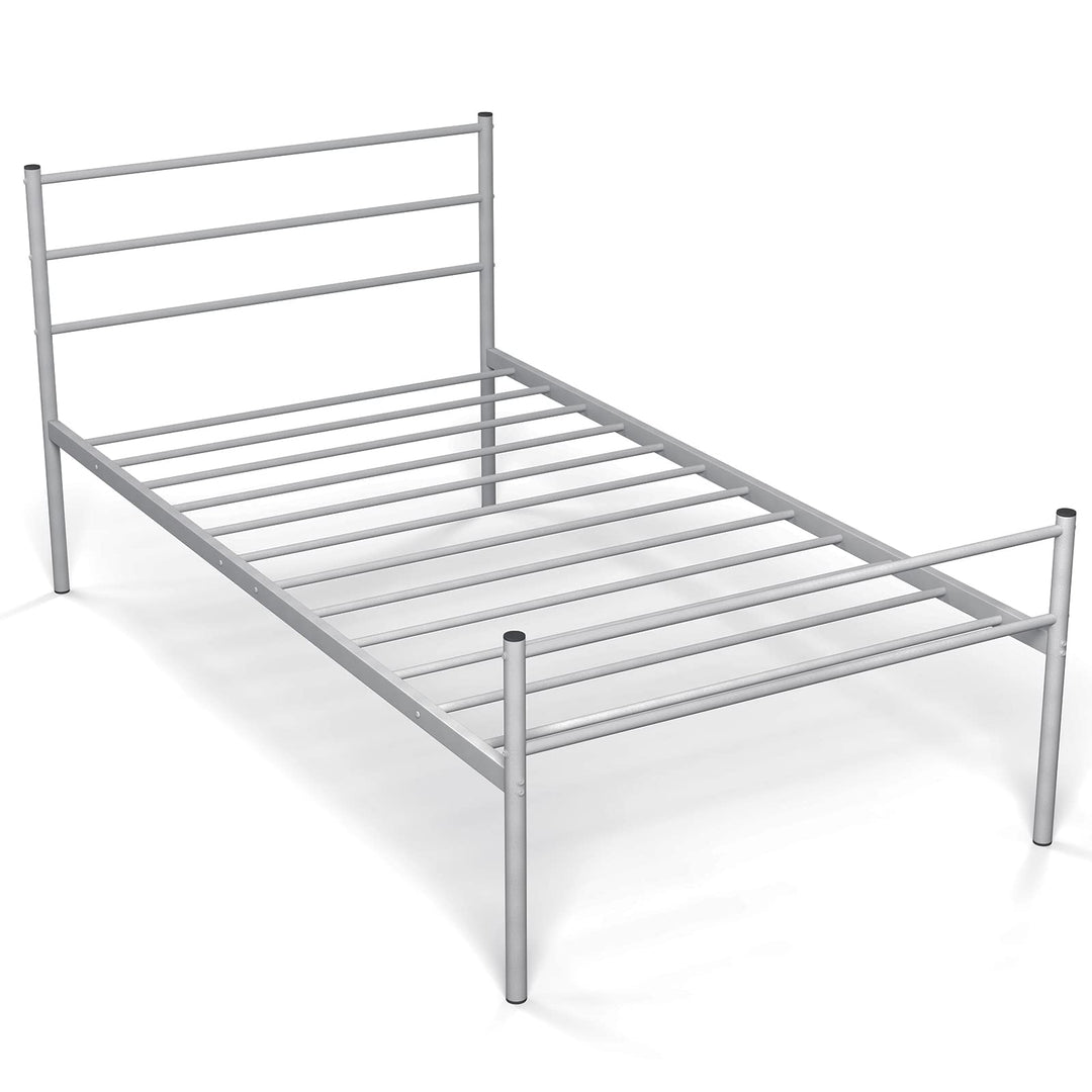 Giantex Twin Size Metal Bed Frame with Headboard & Footboard, 13.5 Inch Platform Bed Frame