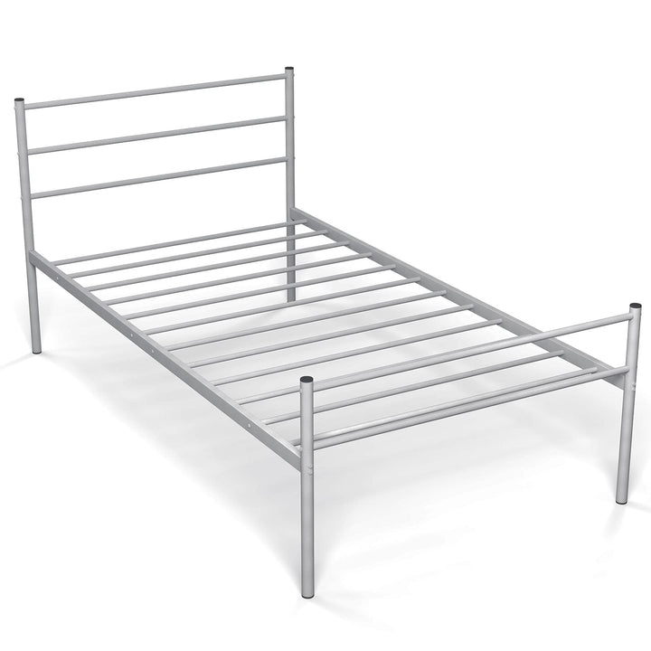 Giantex Twin Size Metal Bed Frame with Headboard & Footboard, 13.5 Inch Platform Bed Frame