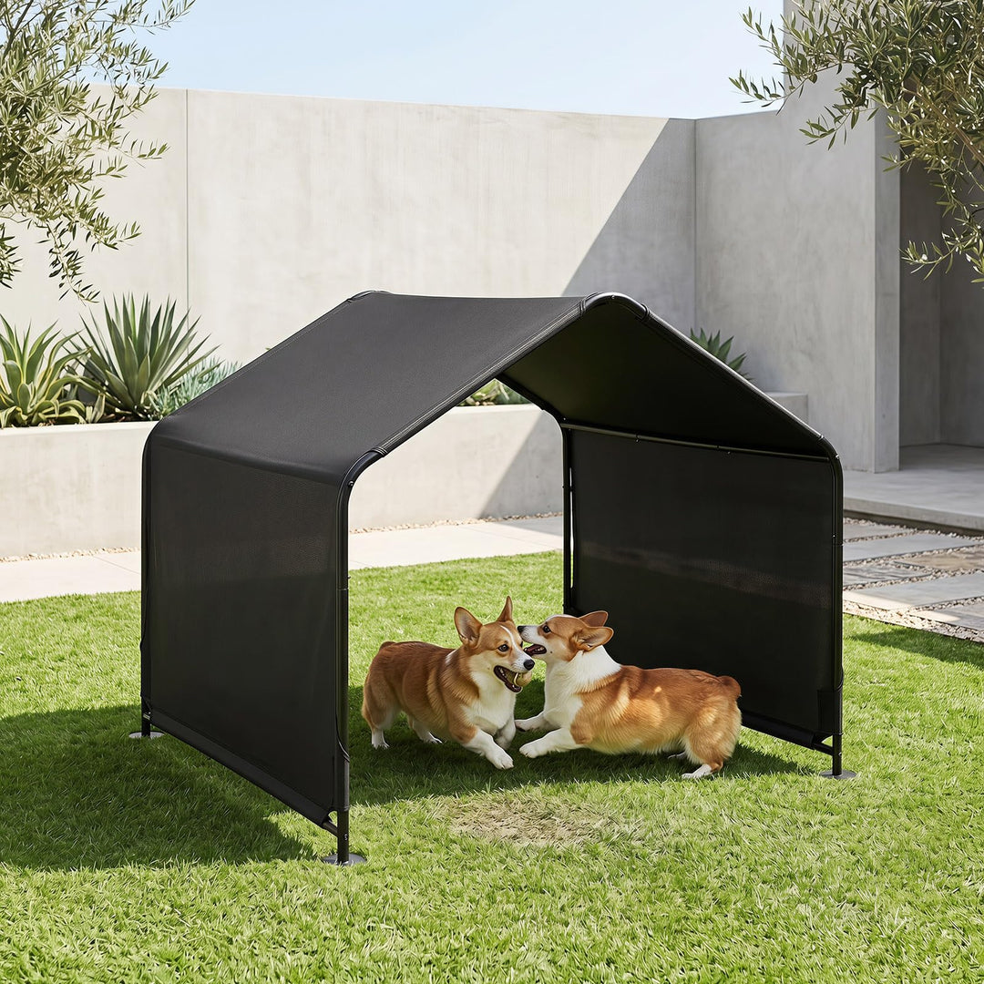 Giantex Outdoor Dog Shade Shelter with Waterproof Canopy