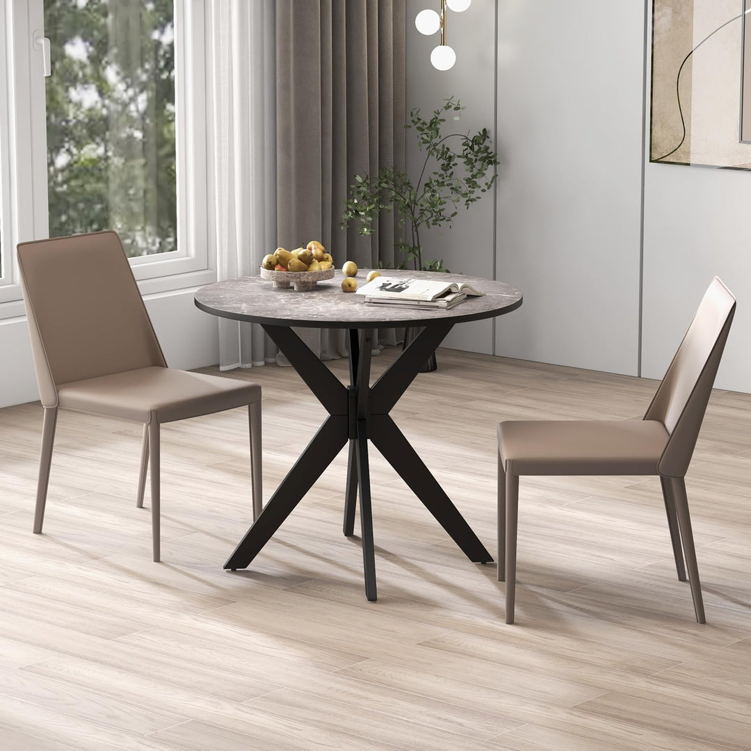 Giantex 36" Round Wood Dining Table