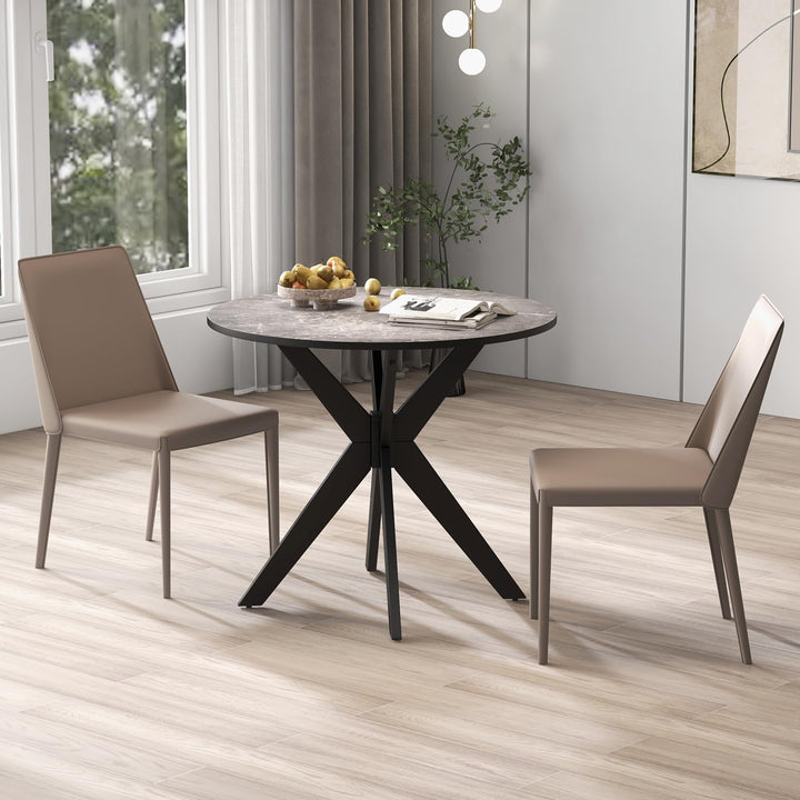 Giantex 36" Round Wood Dining Table