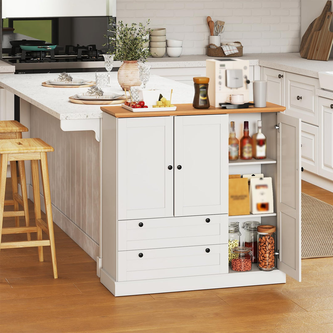 Giantex Buffet Cabinet with Storage for Coffee Bar Dining Living Room Entryway