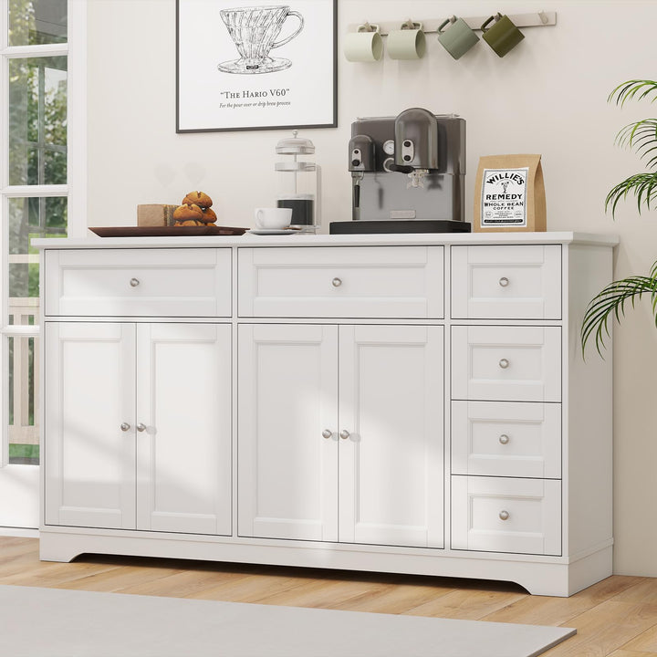 Giantex Large Buffet Cabinet with Storage, 59” Kitchen Cabinet