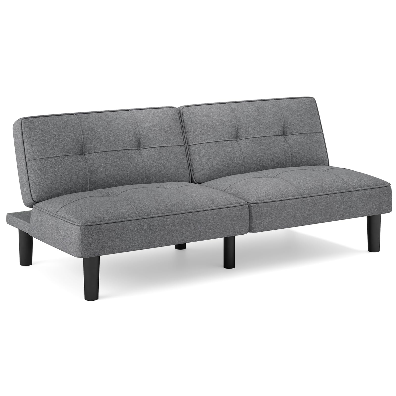 Giantex Convertible Futon Sofa Bed, Upholstered Folding Recliner