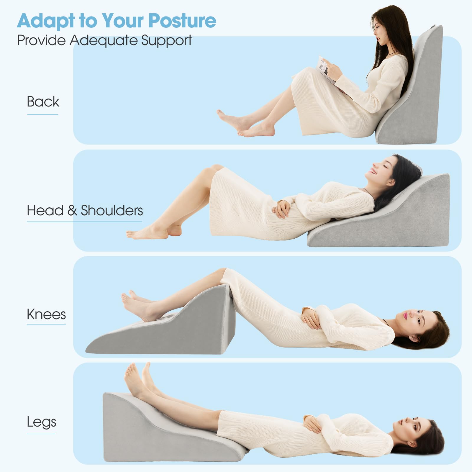 Giantex Wedge Pillow for Sleeping