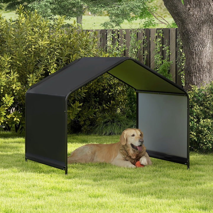 Giantex Outdoor Dog Shade Shelter Canopy 4'x 4'x 3.5' Waterproof Pet Tent with PU Coating