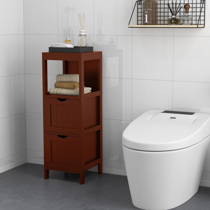 Giantex Bathroom Organizers and Storage Cabinet - Storage Organizer Rack Stand
