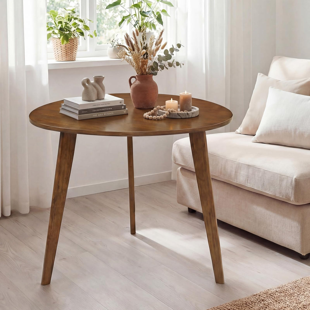 Giantex 35.5-Inches Round Dining Table for 4