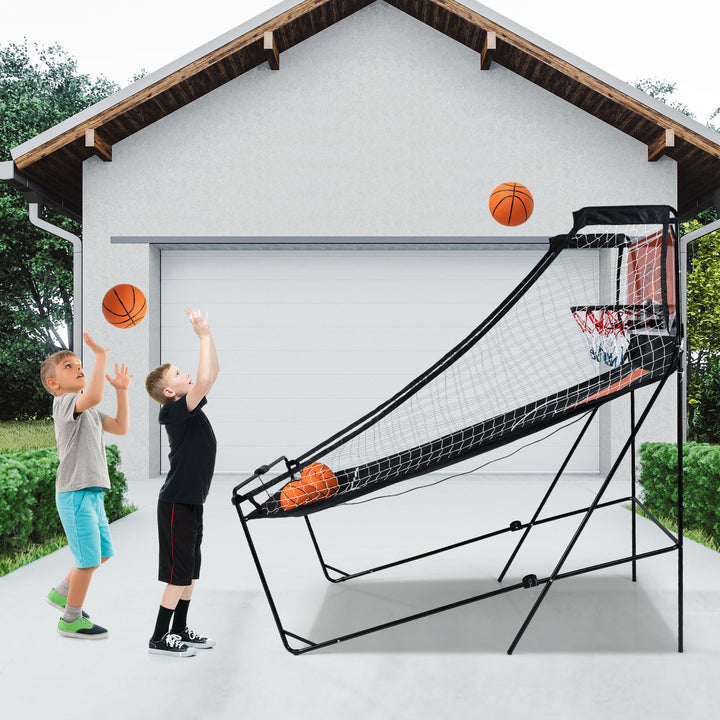 Giantex Arcade Basketball Game Indoor Dual Shot with 8 Game Modes